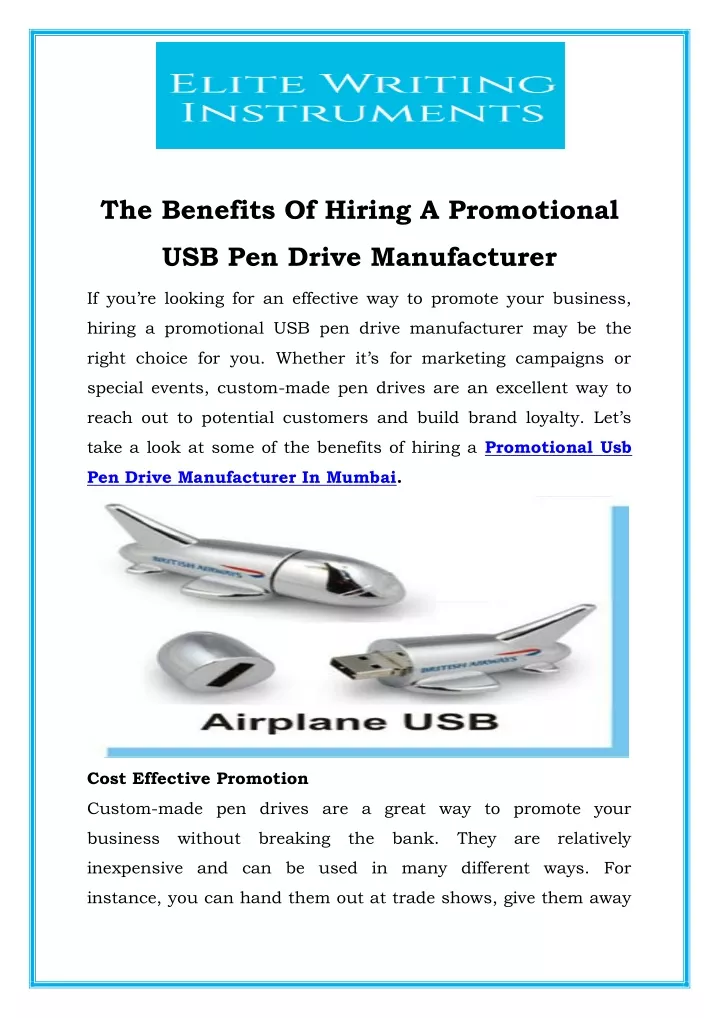 the benefits of hiring a promotional