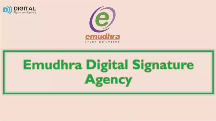 emudhra digital signature agency