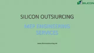 MEP ENGINEERING SERVICES - 2