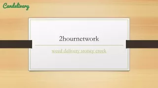 Weed Delivery Stoney Creek | Gotsmoke.online