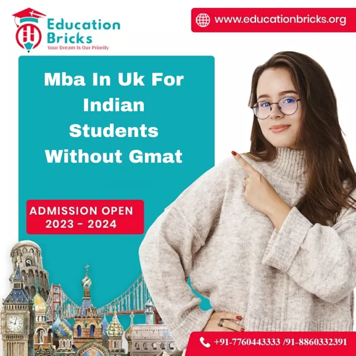 mba in uk for indian students without gmat