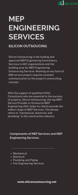 MEP ENGINEERING SERVICES - SILICONOUT
