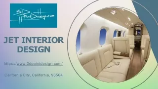 Jet interior design
