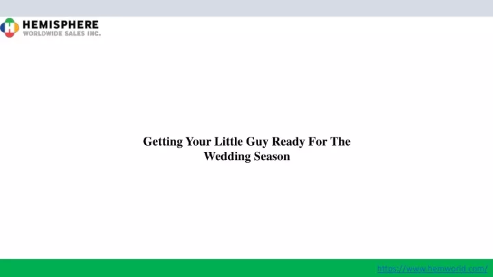 getting your little guy ready for the wedding