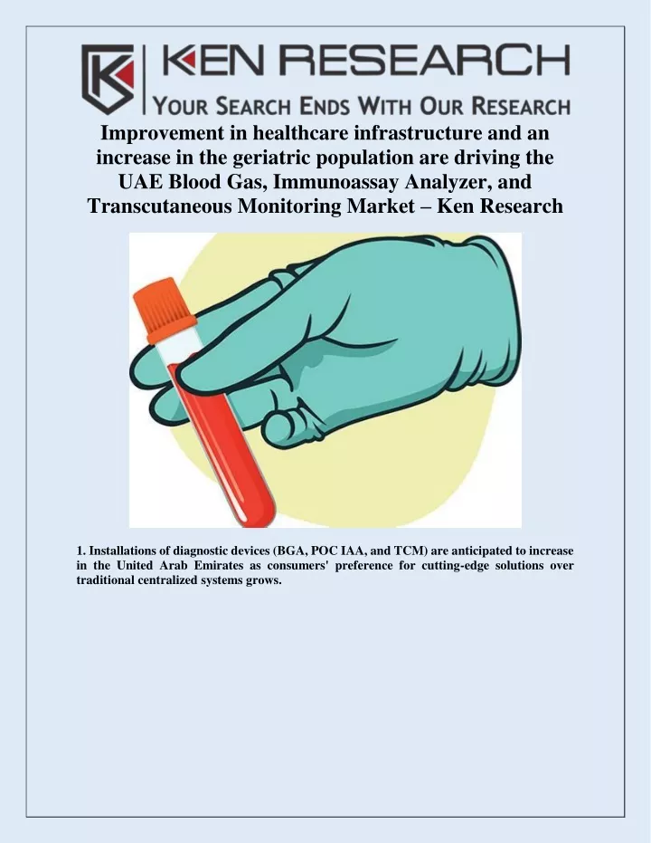 improvement in healthcare infrastructure