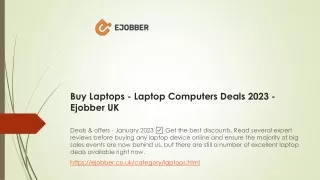 Buy Laptops - Laptop Computers Deals 2023 - Ejobber UK
