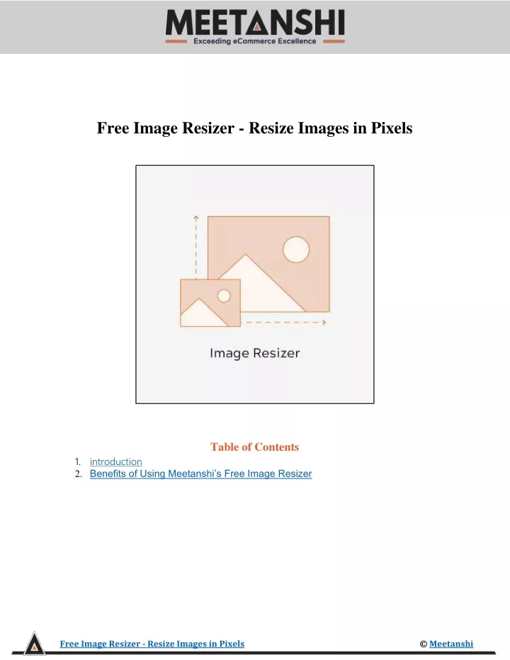 free image resizer resize images in pixels