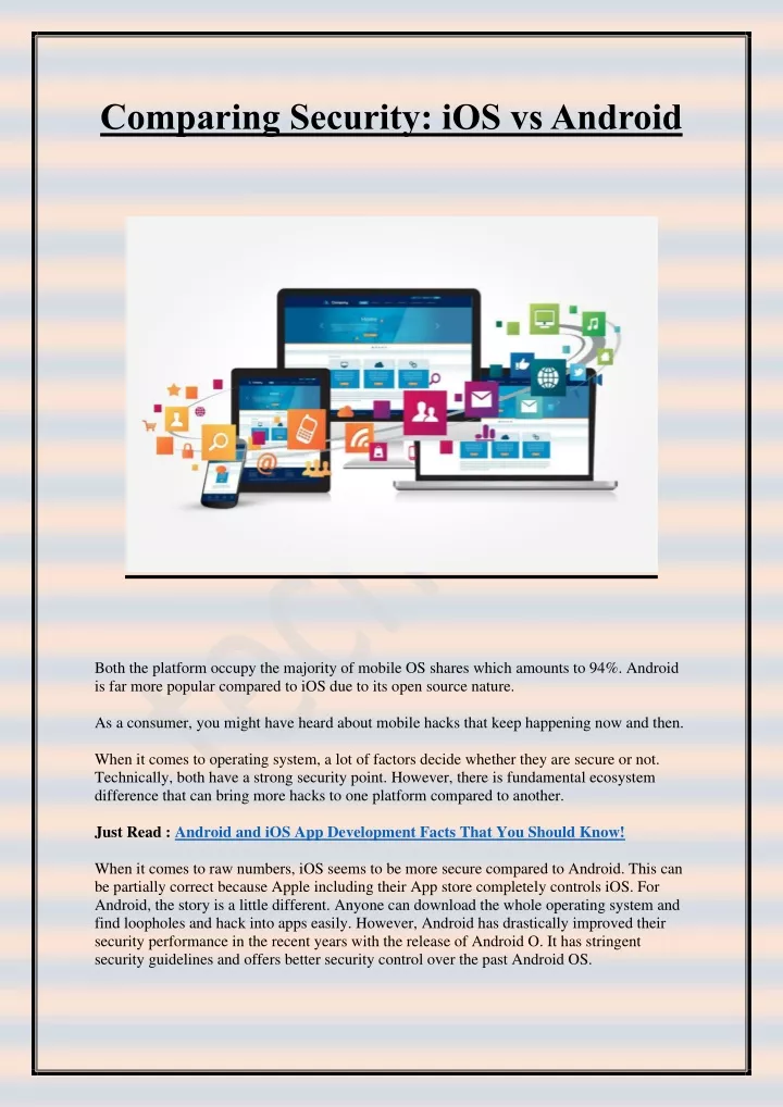 comparing security ios vs android