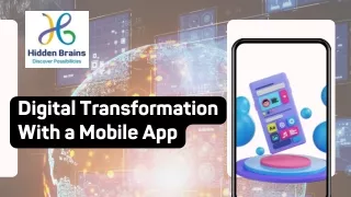 digital transformation with a mobile app
