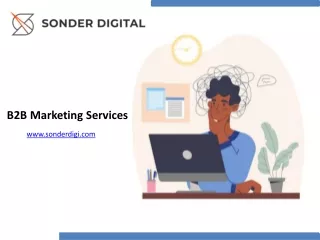 B2B Marketing Services - www.sonderdigi.com