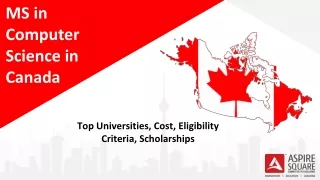 Complete Your MS in Computer Science in Canada