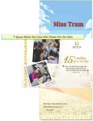 Top Những Quan Niệm Sai Lầm Khi Chăm Sóc Da Dầu