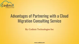 Advantages of partnering with a cloud migration consulting service 