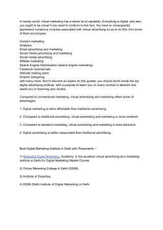 digital marketing