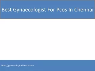 best gynaecologist for pcos in chennai
