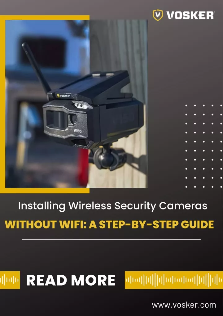 installing wireless security cameras without wifi