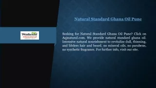 Natural Standard Ghana Oil Pune Aqjnatural.com