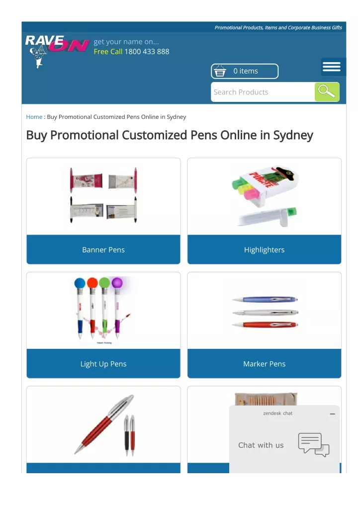 promotional products items and corporate business