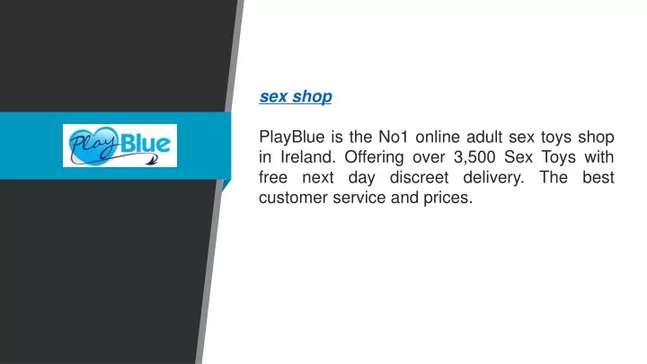 sex shop playblue is the no1 online adult