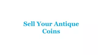 Sell Your Antique Coins