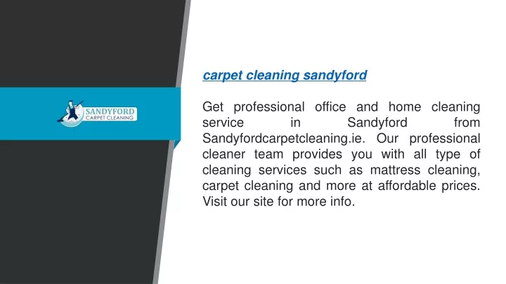 carpet cleaning sandyford get professional office