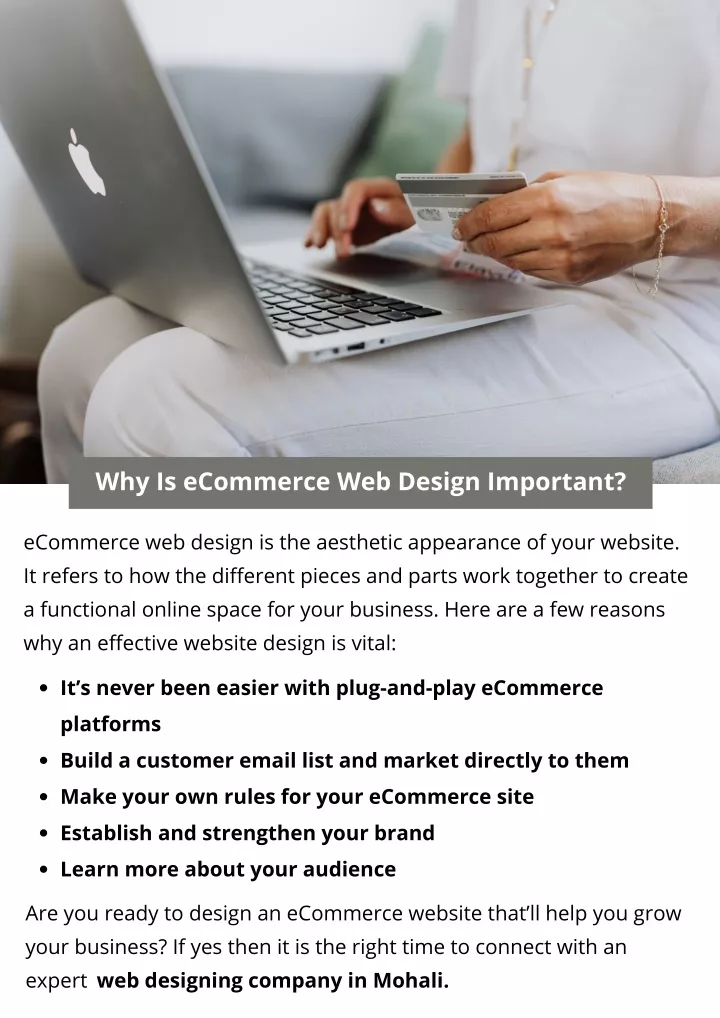 why is ecommerce web design important