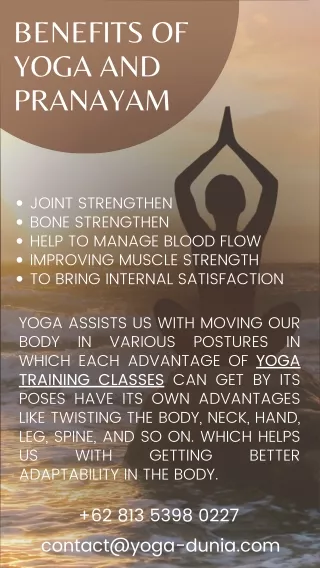 Benefits of Yoga and Pranayam