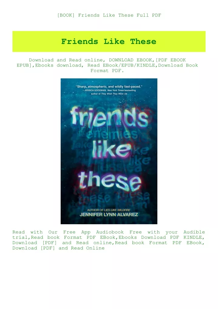 book friends like these full pdf