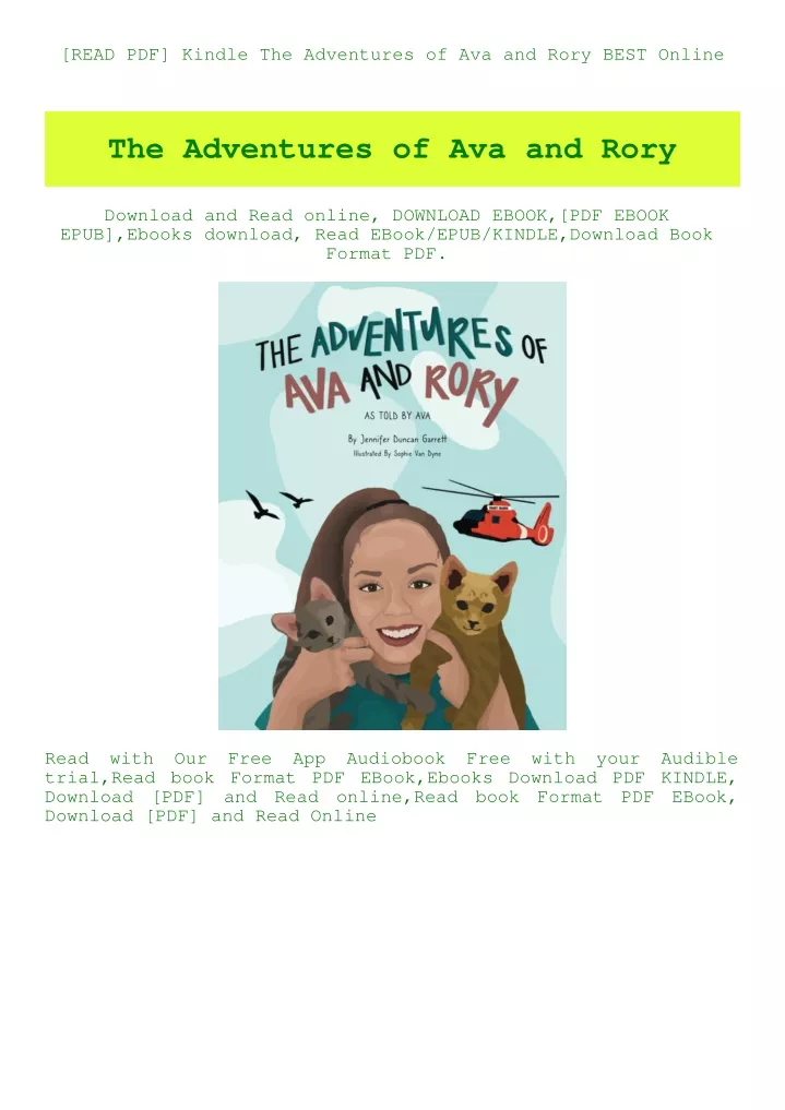 read pdf kindle the adventures of ava and rory