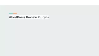 wordpress review plugins