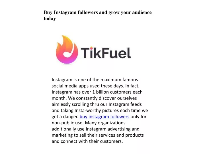 buy instagram followers and grow your audience
