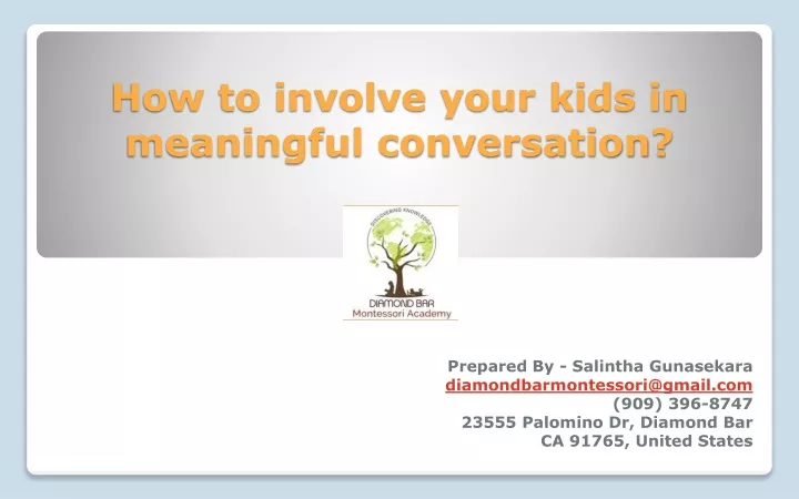 how to involve your kids in meaningful conversation