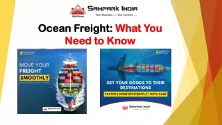 Ocean Freight What You Need to Know