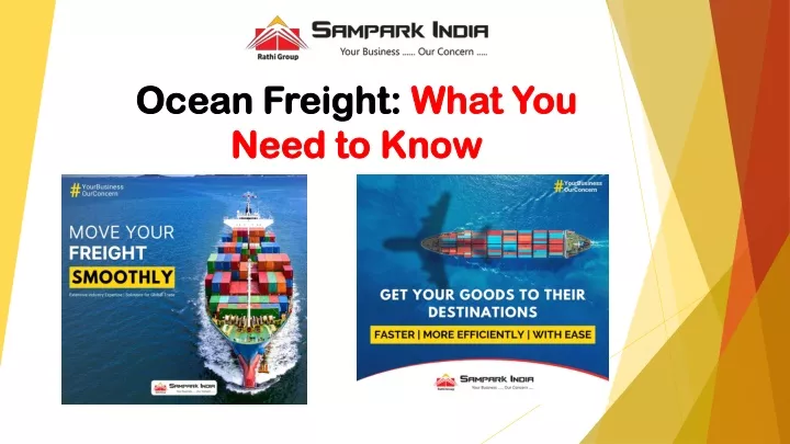 ocean freight what you need to know