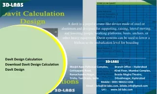 Davit Calculation Design