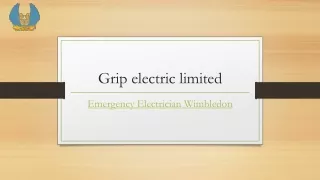 Emergency Electrician Wimbledon | Gripelectric.net