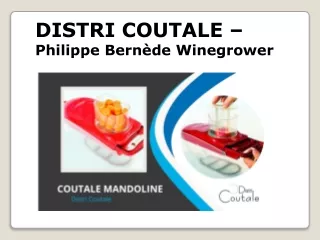 DISTRI COUTALE - Philippe Bernède Winegrower