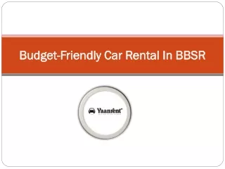 Budget-Friendly Car Rental In BBSR