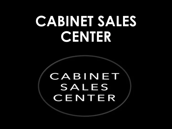 cabinet sales center