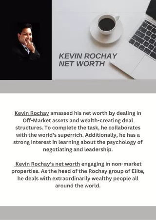 Kevin Rochay Net Worth