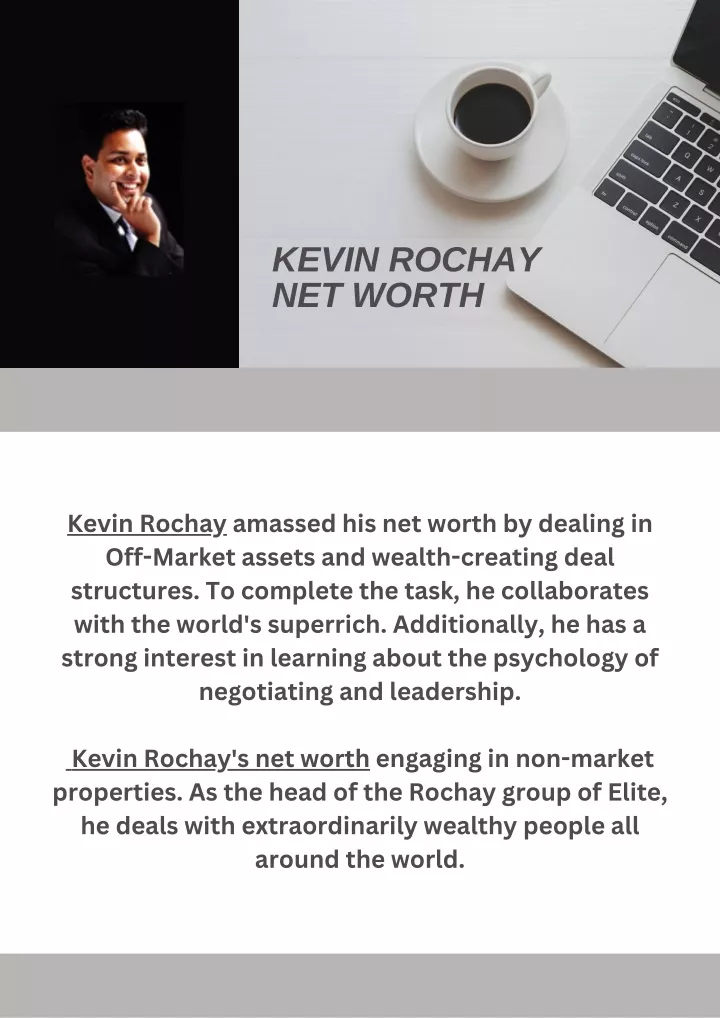 kevin rochay net worth