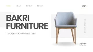 Searching for Luxury Furniture Stores in Dubai