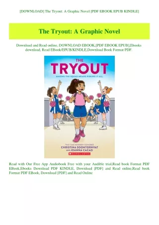 [DOWNLOAD] The Tryout A Graphic Novel [PDF EBOOK EPUB KINDLE]