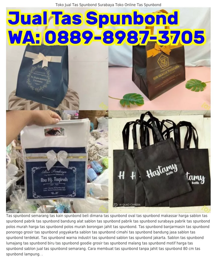 toko jual tas spunbond surabaya toko online