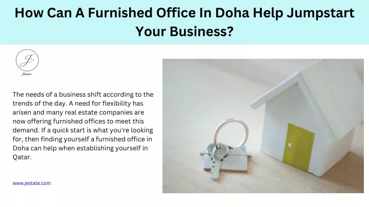 how can a furnished office in doha help jumpstart