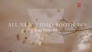 The Best Video Booth 360 For Your Events