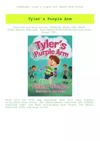 {DOWNLOAD} Tyler's Purple Arm [EBOOK EPUB KIDLE]