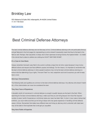 brinkley law