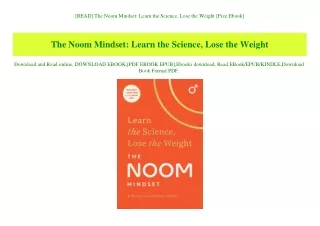 [READ] The Noom Mindset Learn the Science  Lose the Weight [Free Ebook]