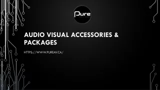 AUDIO VISUAL ACCESSORIES & PACKAGES